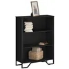 Image de vidaXL Bibliothèque noir 80x31x106 cm bois d'ingénierie848624