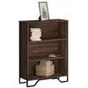 Image de Bibliothèque chêne marron 80x31x106 cm bois d ingénierie