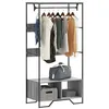 Image de vidaXL Armoire sonoma gris 90x50x180 cm bois d'ingénierie, armoire de rangement, organisateur de garde-robe, armoire, 848672