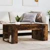Image de Table basse chêne fumé 102x55x42 cm bois d ingénierie