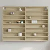 Image de vidaXL Armoire à vitrine chêne sonoma 100x8,5x75 cm bois d'ingénierie, armoire murale, armoire de rangement murale, armoire 847935