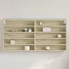 Image de vidaXL Armoire à vitrine chêne sonoma 100x8,5x50 cm bois d'ingénierie, armoire murale, armoire de rangement murale, armoire 847949