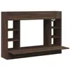 Image de Bureau mural vidaXL Chêne marron 105x48x75 cm Bois d'ingénierie 847974