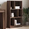Image de vidaXL Boekenkast 57x28,5x107,5 cm bewerkt hout bruin eikenkleurig848009
