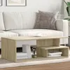 Image de vidaXL Table basse chêne sonoma 102x55x35 cm bois d'ingénierie, table latérale, table de salon, table d'accent, bout de 848012