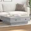Image de vidaXL Table basse Sonoma gris 90x90x28 cm Bois d'ingénierie 848092