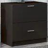 Image de vidaXL Armoire d'évier noir 59x37x59 cm bois d'ingénierie, armoire de salle de bain, armoire de rangement salle de bain, 848109