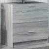Image de Meuble d évier sonoma gris 59x37x59 cm bois d ingénierie