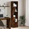 Image de Bibliothèque chêne fumé 40x36x189 cm bois d ingénierie
