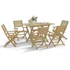 Image de vidaXL Ensemble à manger de jardin 7 pcs Bois d'acacia solide, ensemble de salle à manger d'extérieur, meuble de salle à 3295000