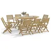 Image de vidaXL Ensemble à manger de jardin 9 pcs bois d'acacia solide, ensemble de salle à manger d'extérieur, meuble de salle à 3295004