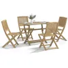 Image de vidaXL Ensemble à manger de jardin 5 pcs Bois d'acacia solide 3295007