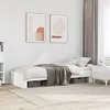 Image de vidaXL Cadre de lit blanc 100x200 cm bois d'ingénierie, meuble de chambre à coucher, sommier, lit à panneaux, lit, lit 849572