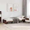 Image de vidaXL Bedframe zonder matras hout gerookt eikenkleurig 100x200 cm849576
