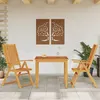 Image de vidaXL Ensemble à manger de jardin 3 pcs Bois d'acacia solide, ensemble de salle à manger d'extérieur, meuble de salle à 3295260