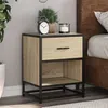Image de vidaXL Tables de chevet 2 pcs chêne sonoma 40x31x50 cm bois ingénierie 848687