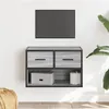 Image de Meuble TV sonoma gris 60x31x39,5 cm bois d ingénierie et métal