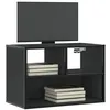 Image de Meuble TV noir 60x31x39,5 cm bois d ingénierie et métal