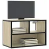 Image de vidaXL Meuble TV chêne sonoma 60x31x39,5 cm bois d'ingénierie et métal 848915