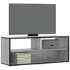 Image de vidaXL Meuble TV sonoma gris 100x31x39,5 cm bois d'ingénierie et métal, support TV, armoire média, console TV, meuble HiFi, 848937