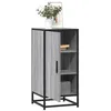 Image de Buffet sonoma gris 35,5x35x76 cm bois d ingénierie et métal