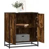 Image de vidaXL Buffet chêne fumé 68x35x76 cm bois d'ingénierie, armoire de rangement, meuble d'entrée, meuble d'appoint, meuble de 848991
