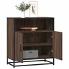 Image de Buffet chêne marron 68x35x76 cm bois d ingénierie