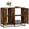 Image de vidaXL Buffet chêne fumé 94x35x76 cm bois d'ingénierie, armoire de rangement, meuble d'entrée, meuble d'appoint, meuble de 849006