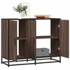 Image de Buffet chêne marron 94x35x76 cm bois d ingénierie
