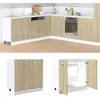 Image de vidaXL Meuble bas "Lyon" Chêne Sonoma 80 x 46 x 81,5 cm Bois d'ingénierie 849612