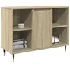 Image de Armoire salle de bain chêne sonoma 80x33x60cm bois d ingénierie
