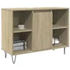 Image de vidaXL Armoire salle de bain chêne sonoma 80x33x60cm bois d'ingénierie, armoire de rangement de salle de bain, armoire de 849680