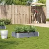 Image de vidaXL Plantenbak 100x50 cm massief grenenhout grijs3295389