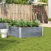 Image de Jardinière gris 100x100 cm bois de pin massif