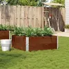 Image de vidaXL Plantenbak 100x100 cm massief grenenhout bruin3295402