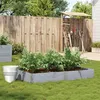 Image de Jardinière gris 150x100 cm bois de pin massif