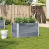 Image de vidaXL Plantenbak 100x50 cm massief grenenhout grijs3295429