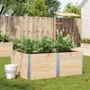 Image de Jardinière 150x100 cm bois de pin massif