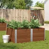 Image de vidaXL Plantenbak 150x100 cm massief grenenhout bruin3295442
