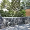 Image de Panier gabion avec couvercle 200x50x50 cm fer galvanisé