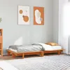 Image de vidaXL Bedframe zonder matras massief grenenhout wasbruin 100x200 cm850667