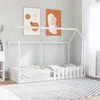 Image de vidaXL Cadre de lit d'enfants forme de maison 80x200cm bois pin massif, cadre de lit en forme de maison, cadre de lit pour 850690