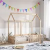 Image de vidaXL Cadre de lit d'enfants forme de maison 70x140cm bois pin massif, cadre de lit en forme de maison, cadre de lit pour 850698