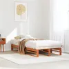 Image de vidaXL Bedframe zonder matras massief grenenhout wasbruin 75x190 cm850859
