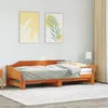 Image de vidaXL Slaapbank onderschuifbed zonder matras 90x190 cm hout wasbruin850910