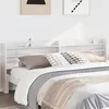 Image de vidaXL Tête de lit avec étagères blanc 180 cm bois massif de pin, tête de lit en bois, tête de lit avec rangement, tête de 850942