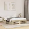 Image de Cadre de lit sans matelas chêne sonoma 120x190 cm