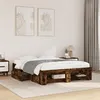 Image de vidaXL Bedframe zonder matras hout gerookt eikenkleurig 120x190 cm3295517