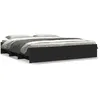 Image de vidaXL Bedframe zonder matras 180x200 cm spaanplaat zwart3295633