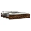 Image de vidaXL Bedframe zonder matras hout gerookt eikenkleurig 180x200 cm3295636